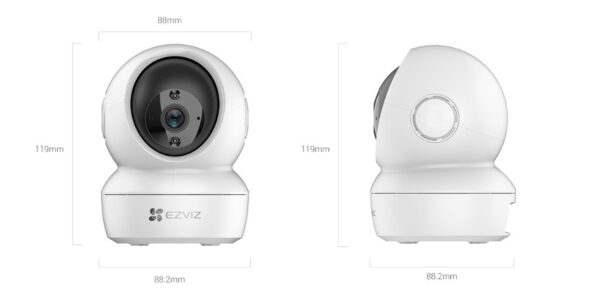 Kamera Ezviz H6C Vnútorná otočná, IP, WiFi, 2MP, 4mm – Obrázok 7