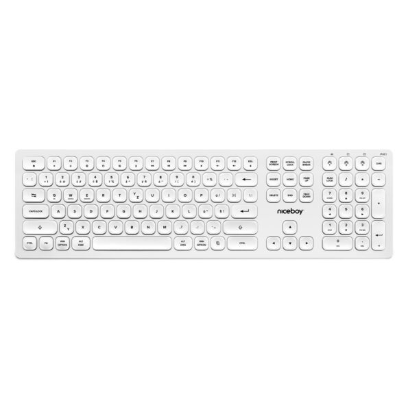 Klávesnica Niceboy Office K30 White – Obrázok 2