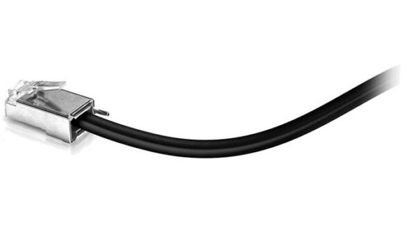 Konektor STP 8p8c, Cat 5e, drôt, uzemňovacie očko – Obrázok 2