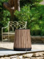 Kvetináč Keter Deco Conic walnut – Obrázok 4