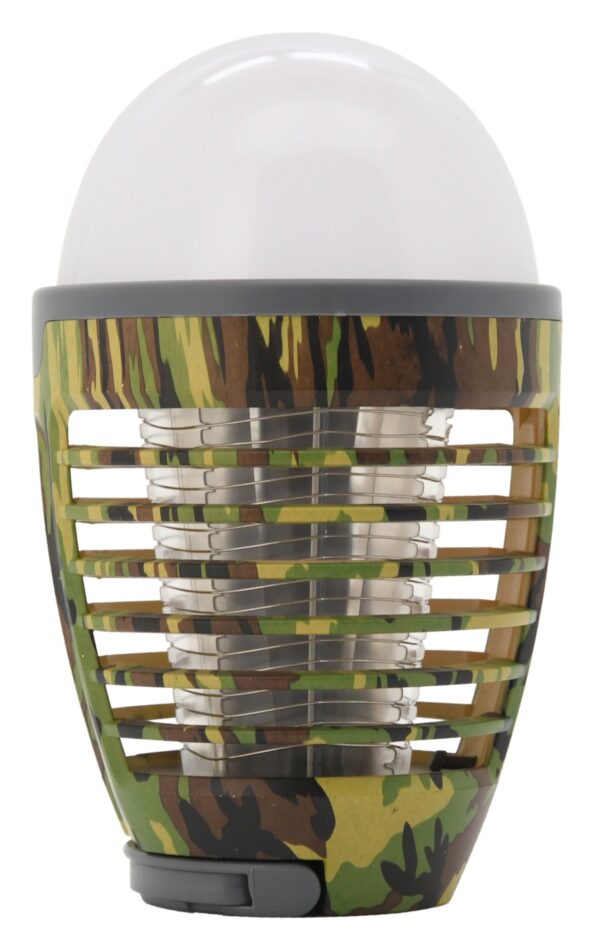LED svetlo Cattara PEAR ARMY nabíjací + lapač hmyzu – Obrázok 3