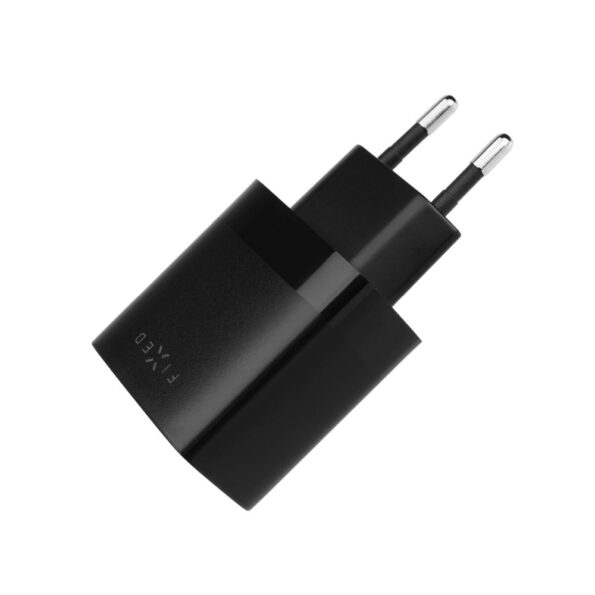 Nabíjačka FIXED sieťová s 2xUSB výstupom, 17W Smart Rapid Charge, čierna – Obrázok 4