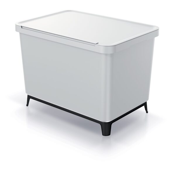 Odpadkový kôš Prosperplast SYSTEMA 1x23l + 2x10l popolavý – Obrázok 2