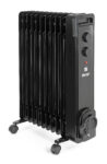 Olejový radiátor G21 Merapi čierny, 11 rebier, 2500 W