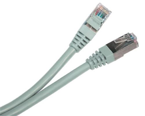 Patch-kabel-FTP-cat-5e-10m-sedy Patch kábel FTP cat 5e, 10m - šedý – Obrázok 1