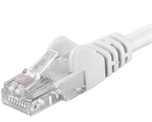 Patch-kabel-UTP-Cat-6-05m-bily Patch kábel UTP Cat 6, 0,5m - bílý – Obrázok 1