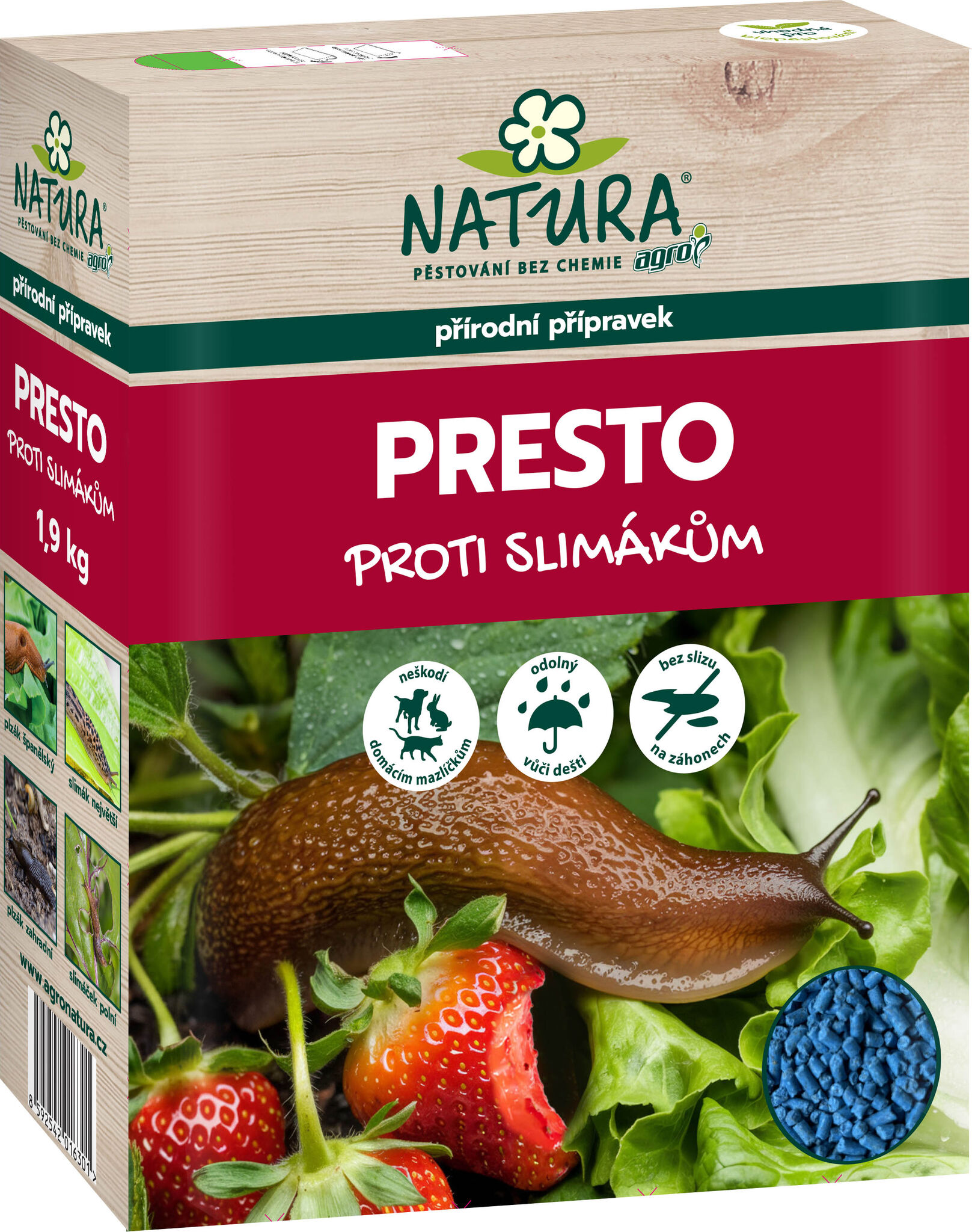 Pripravok-Agro-NATURA-PRESTO-na-slimaky-19-kg Prípravok Agro NATURA PRESTO na slimáky 1,9 kg – Obrázok 1