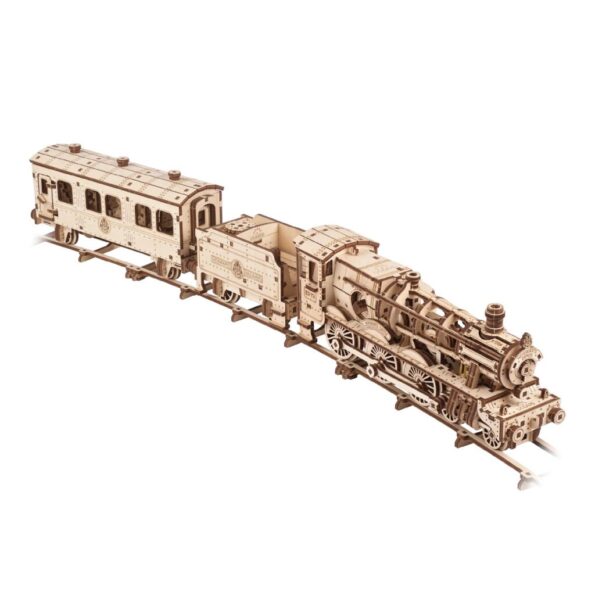 Puzzle Ugears 3D drevené mechanické Harry Potter Bradavický expres – Obrázok 15