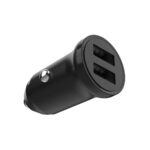 Set FIXED autonabíjačky s 2xUSB výstupom a USB/USB-C kábla, 1 meter, 15W Smart Rapid Charge, čierna – Obrázok 4