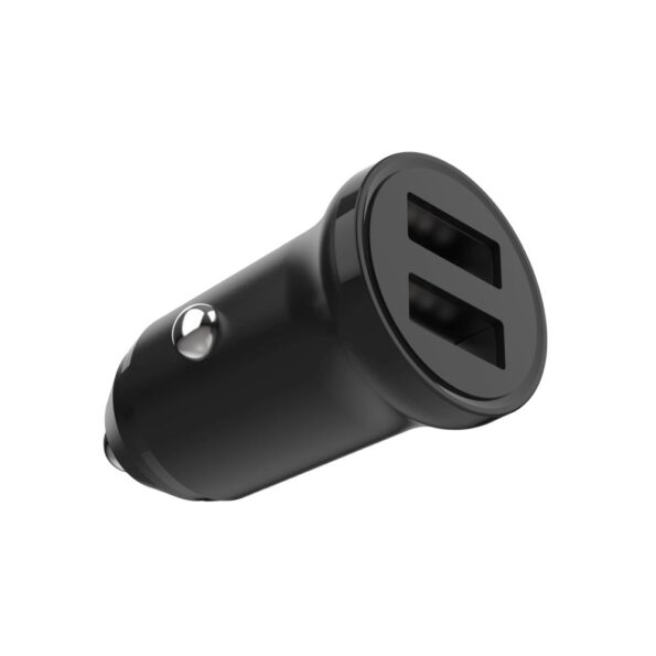 Set FIXED autonabíjačky s 2xUSB výstupom a USB/USB-C kábla, 1 meter, 15W Smart Rapid Charge, čierna – Obrázok 4