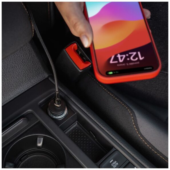 Set FIXED autonabíjačky s USB-C výstupom a USB-C/USB-C kábla, podpora PD, 1 meter, 20W, čierna – Obrázok 9