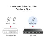 Switch TP-Link Mercusys MS112GMP 2x GLAN, 8x GLAN s PoE+, 2x SFP, 110W – Obrázok 4