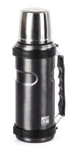 Termoska G21 na pitie, 1000 ml, šedá s rukoväťou