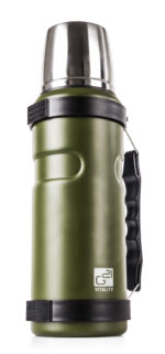 Termoska G21 na pitie, 1000 ml, zelená s rukoväťou – Obrázok 3