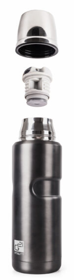 Termoska G21 na pitie, 500 ml, oceľovo šedá – Obrázok 4