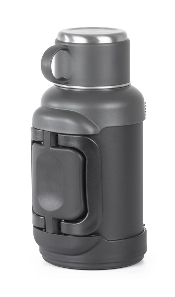 Termoska G21 nerezová 2500 ml, čierno-sivá – Obrázok 2