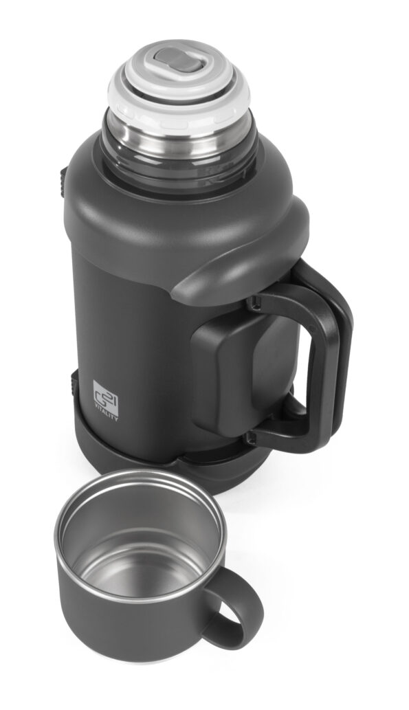 Termoska G21 nerezová 2500 ml, čierno-sivá – Obrázok 6