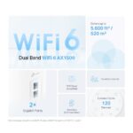 WiFi router TP-Link Deco X10(1-pack) AX1500, WiFi 6, 2x GLAN, 2,4/5GHz – Obrázok 2