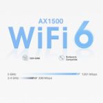 WiFi router TP-Link Deco X10(1-pack) AX1500, WiFi 6, 2x GLAN, 2,4/5GHz – Obrázok 3