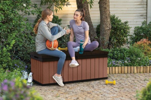 Záhradný box Keter Darwin 380L hnedý – Obrázok 3