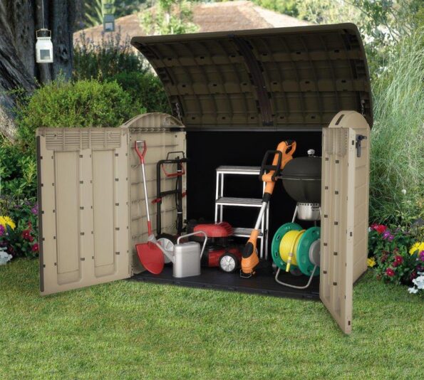 Záhradný box Keter STORE-IT-OUT ULTRA CRT béžový / hnedý – Obrázok 3