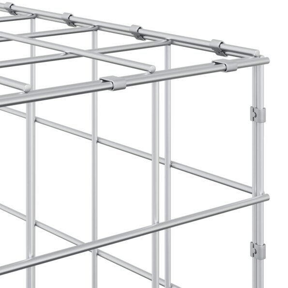 vidaXL Gabión s drôtom 5 mm a sieťou 5x5 cm 50x50x200 cm – Obrázok 5