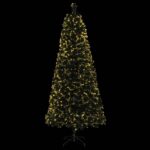 vidaXL Vianočný stromček s optickými vláknami 150 cm 24 LED – Obrázok 5