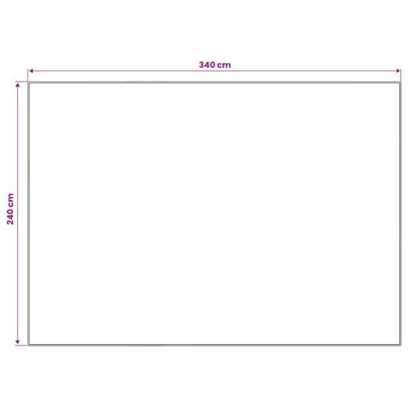 vidaXL Koberec ORIZ Tmavomodrá 240 x 340 cm 100% polyester – Obrázok 4