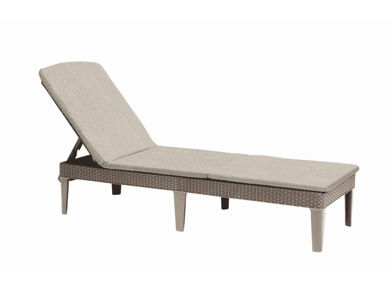 Lezadlo-Keter-Jaipur-cappuccino-s-polstrom Ležadlo Keter Jaipur cappuccino s polstrom – Obrázok 1